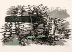 Hann Trier1915 Kaiserswerth - 1999 Castiglione della Pescaia - "Vibration" - Farblithografie/Papier.