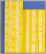 Joseph Egan1952 Scranton/U.S.A. - "Stand" - Assemblage. H. 60 cm. B. 50 cm. T. 3,5 cm. Auf der