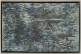 Hann Trier1915 Kaiserswerth - 1999 Castiglione della Pescaia - "Die Reise I" - Öl/Lwd. 73 x 116