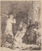 Rembrandt Harmenszoon van Rijn1606 Leiden - 1669 Amsterdam - "Die Enthauptung Johannes des