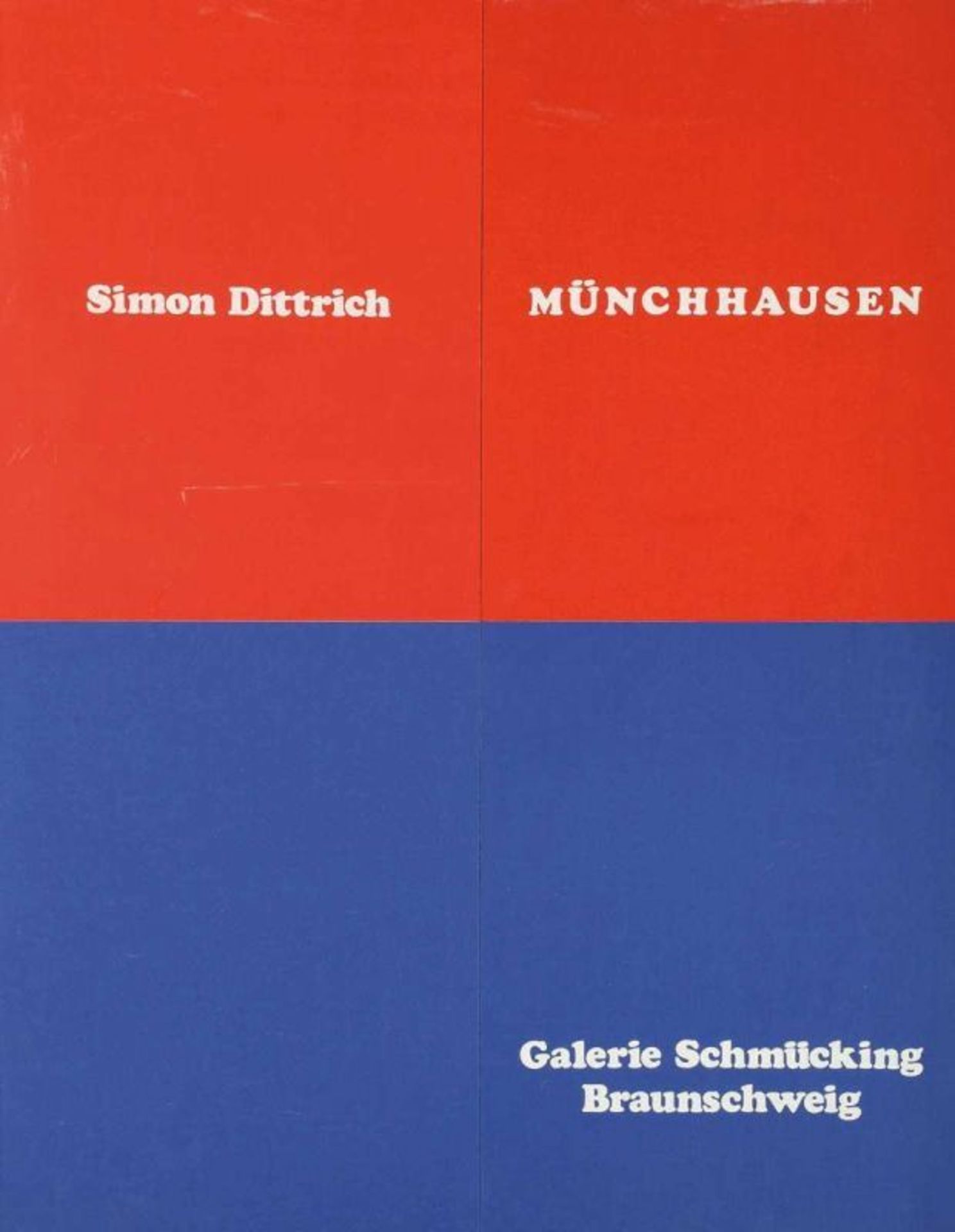 Simon Dittrich 1940 Teplitz/Schönau - "Münchhausen" - Mappenwerk mit 10 Farbserigrafien/Papier. 72/ - Image 3 of 3