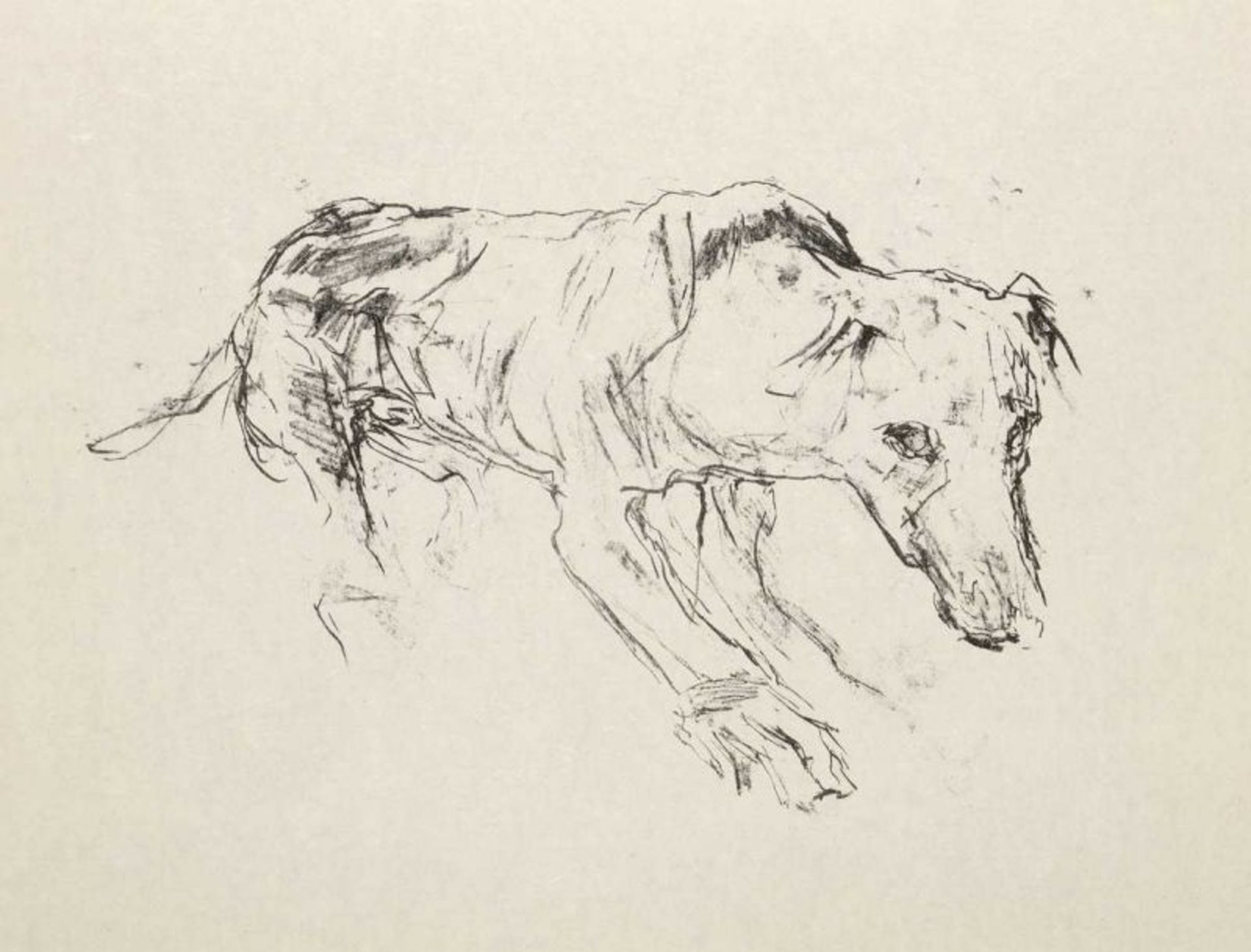 Oskar Kokoschka 1886 Pöchlarn - 1980 Montreux - "Hirtenhund" / "Sirene" / "Tanzende" / "Der blonde - Image 2 of 6