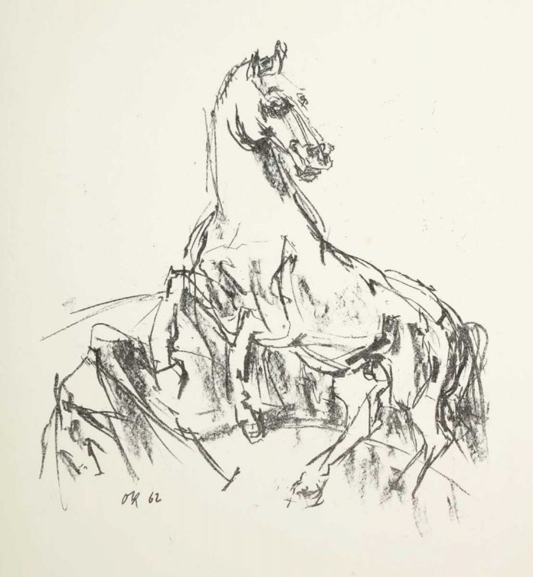 Oskar Kokoschka 1886 Pöchlarn - 1980 Montreux - "Hirtenhund" / "Sirene" / "Tanzende" / "Der blonde - Image 6 of 6