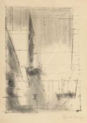 Lyonel Feininger 1871 New York - 1956 New York - "Gelmeroda" - Lithografie/Papier. 30 x 21,4 cm,