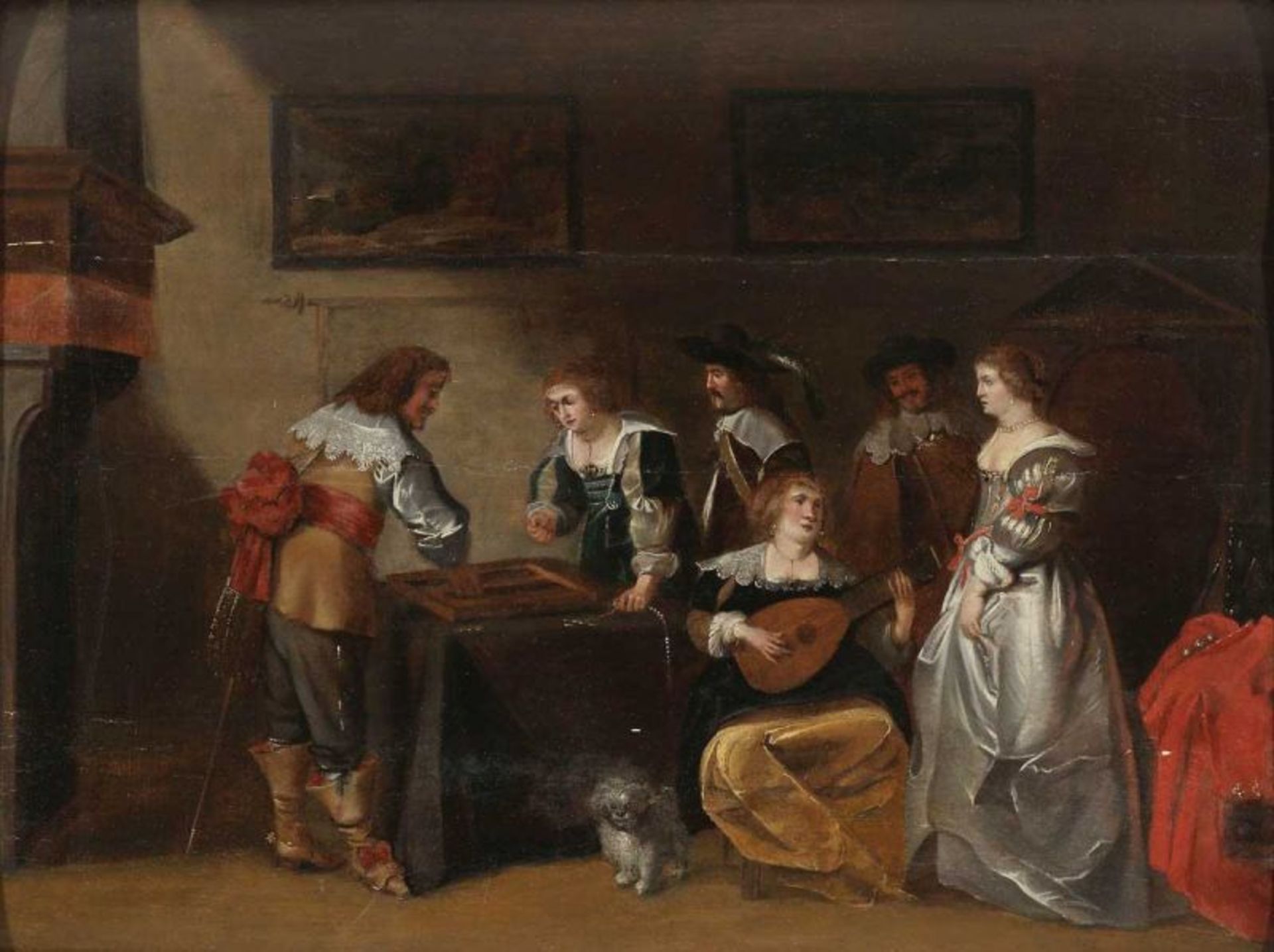 Christoffel Jacobsz. van der Laemen 1606/1615 Brüssel - 1651 Antwerpen Attr. - Eine spielende