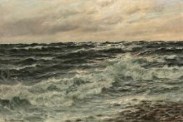 Patrick von Kalckreuth 1898 Kiel - 1970 Starnberg - Meeresbrandung - Öl/Lwd. auf Hartfaser. 60 x