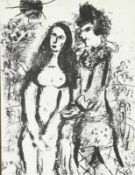 Marc Chagall 1887 Witebsk - 1985 St. Paul de Vence - "Le Clown amoureux" - Lithografie/Papier. 35