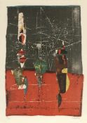 Johnny Friedlaender 1912 Pleß - 1992 Paris - "Tonalité" - Farblithografie/Papier. 20/150. 54 x 38