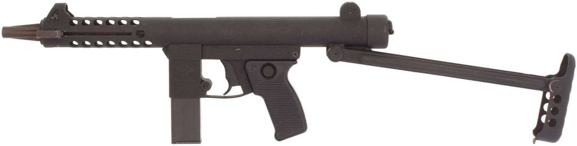 Maschinenpistole, Star Mod. Z62/70, Kal. 9mmLargo. LL 200mm, TL 700mm, zuschiessendes System.