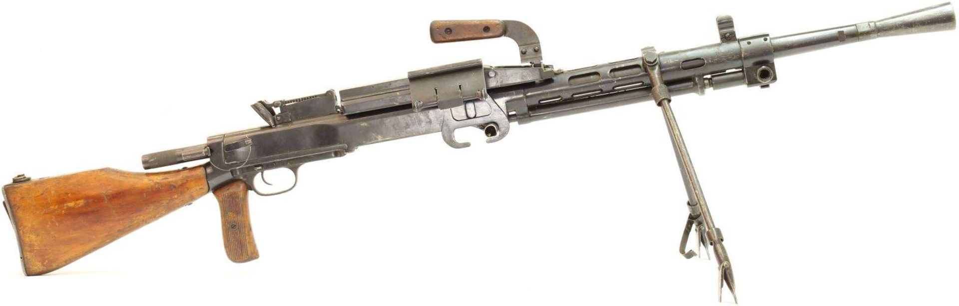 Maschinengewehr, russ. RP 1946, hergestellt 1948, Kal. 7.62x54R. LL 605mm, TL 1270mm, zuschiessender