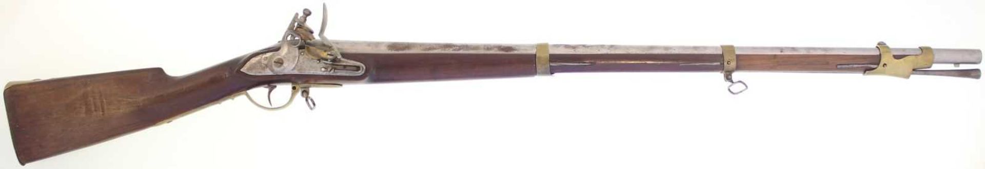 Steinschlossgewehr 1798 Russisch, Artillerie, Kal.17.6mm RL 90cm mit untenliegender Bajonettwarze,