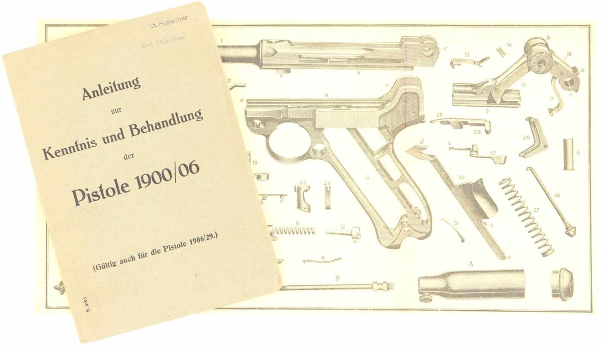 Reglement, Anleitung zur Pistole 1900/06@ Vom Schweizerischen Bundesrat genehmigt den 31. Januar