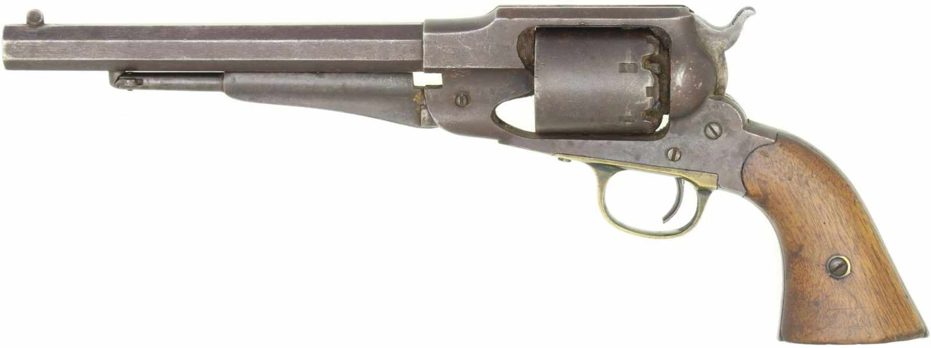 Vorderladerrevolver Remington 1858 Army, Kal. .44@ LL 8", Perkussionswaffe der US Army,