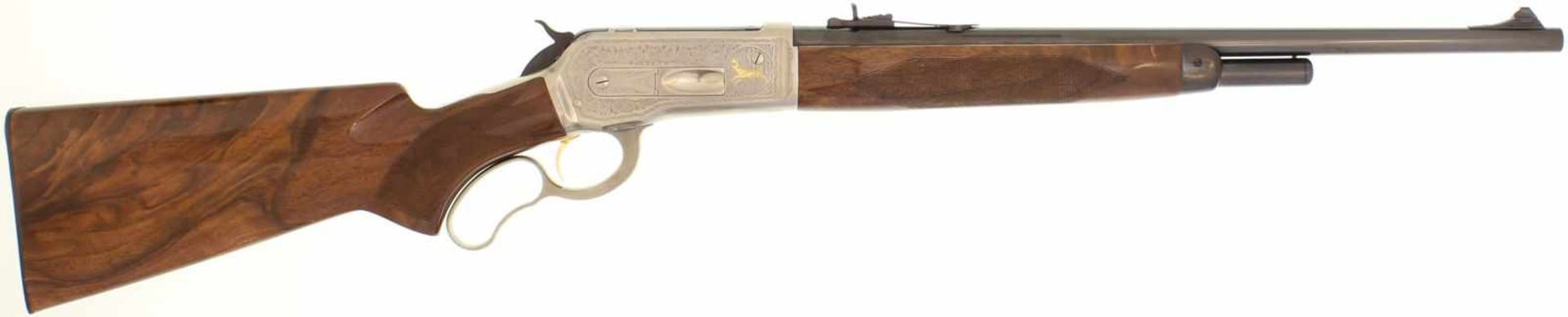 Unterhebelrepetiergewehr Browning Mod. 71 High Grade, Kal. .348Win@ LL 24", Rundlauf mit
