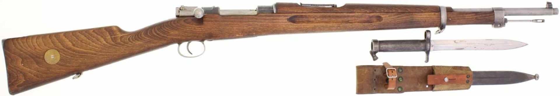 Repetiergewehr, Carl Gustav m/96, hergestellt 1899 Kal. 6.5x55mm@ LL 600mm, TL 1120mm,