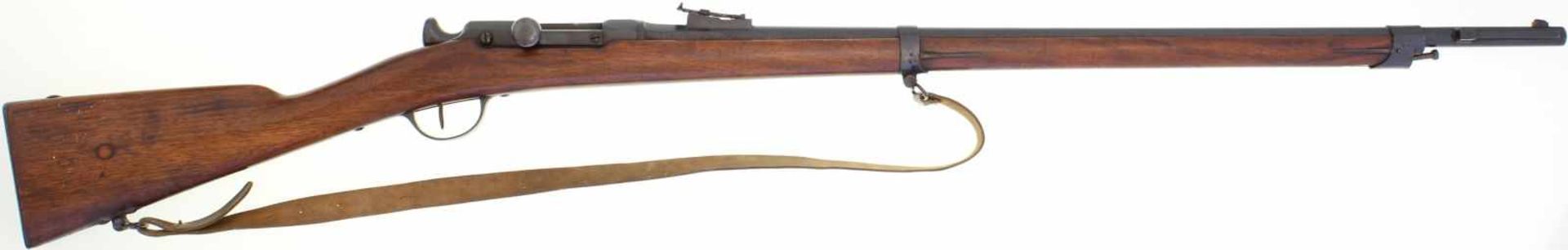 Zündnadelgewehr, Chassepot 1866, Kal. 11mm@ LL 790 mm, TL 1310mm, Zylinderverschluss, Rundlauf,