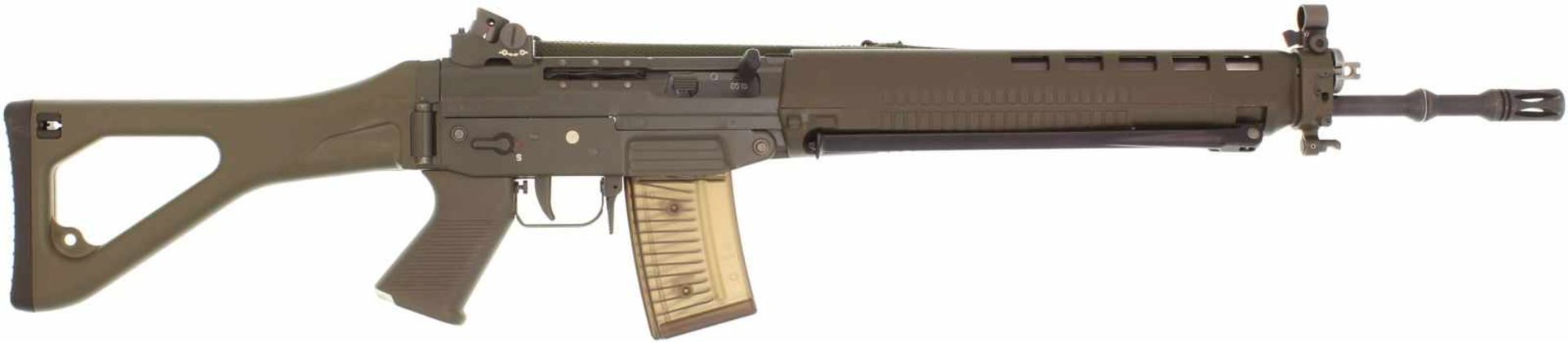 Selbstladebüchse, Vorserie SIG Sturmgewehr 90 PE, Kal. 5.56mmGP90@ Aus SIG Werksammlung. Grüne