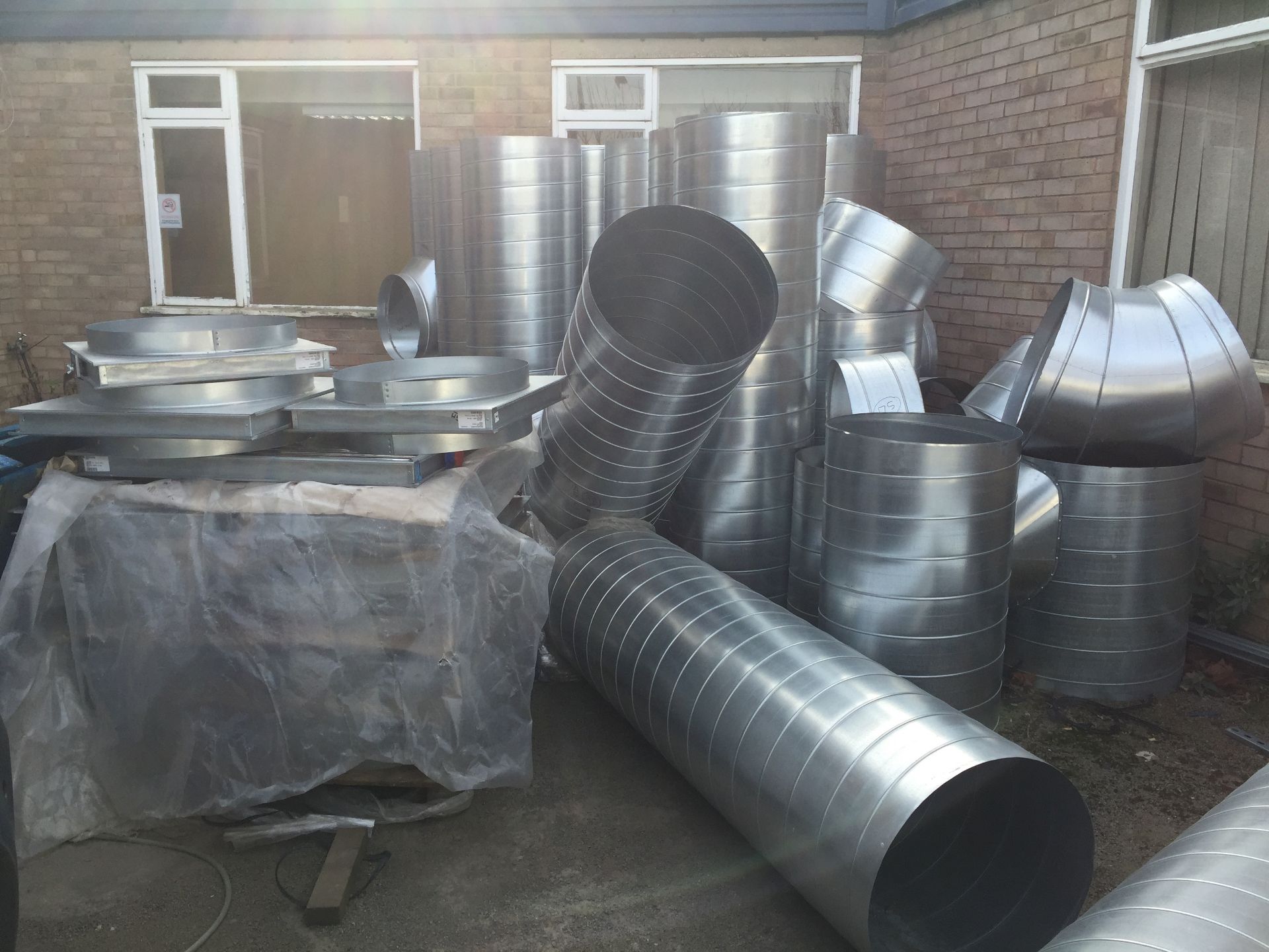 Assorted pre formed ducting