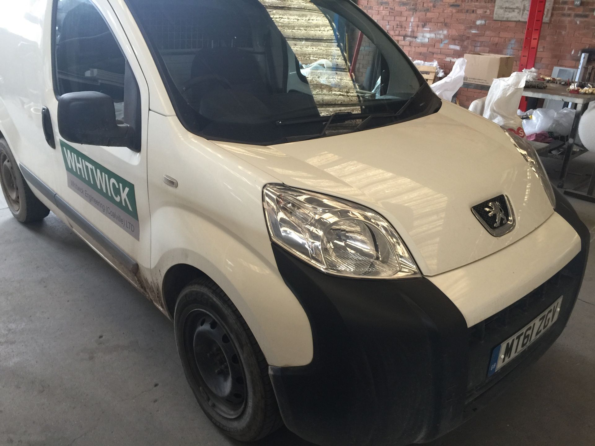 Peugeot Bipper Professional HDI Small Van 1248cc white 1st reg 14/02/2012, 48.827 miles, 2 former - Image 5 of 8