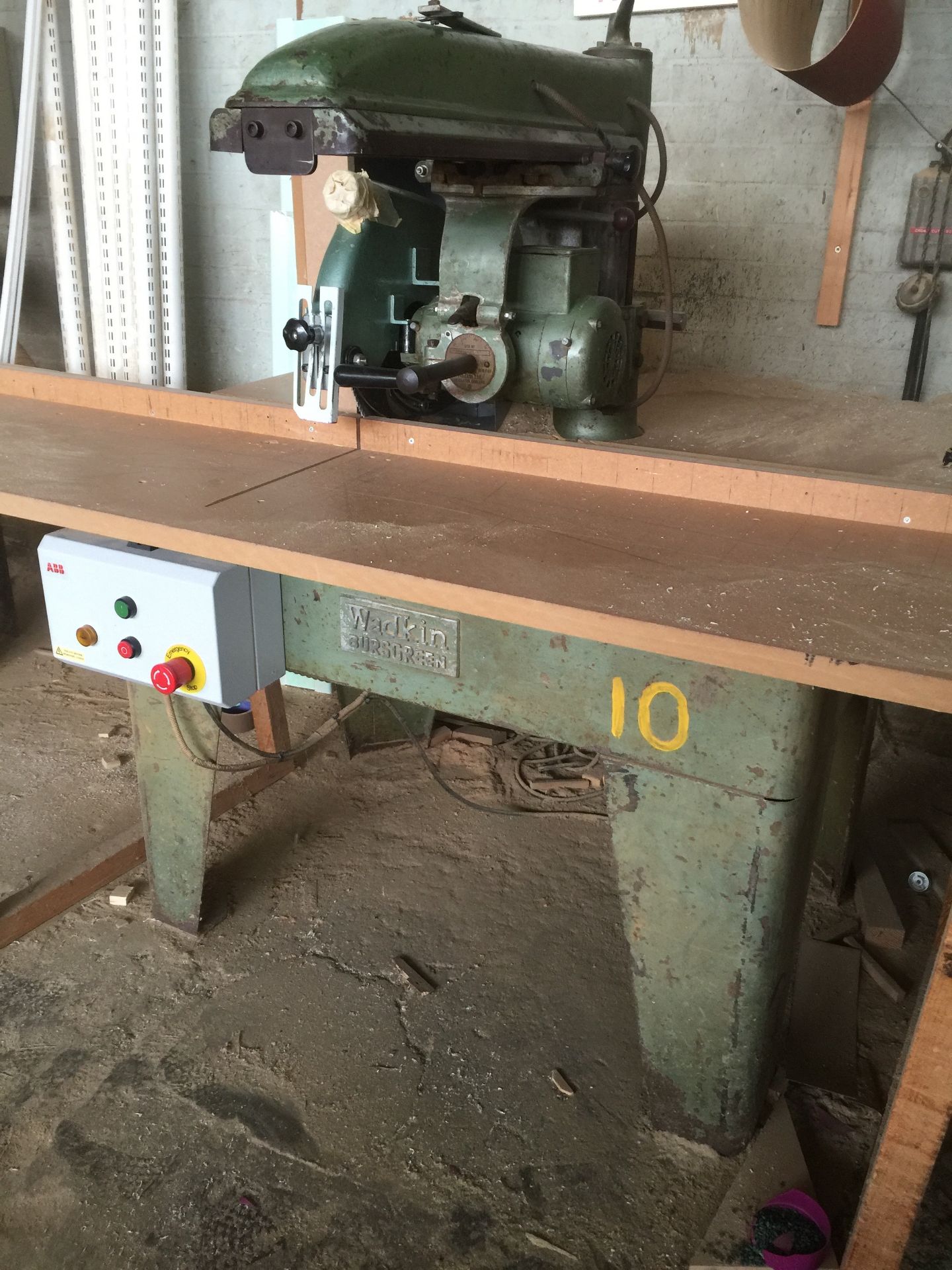 Wadkin Bursgreen Cross Cut Saw Bench