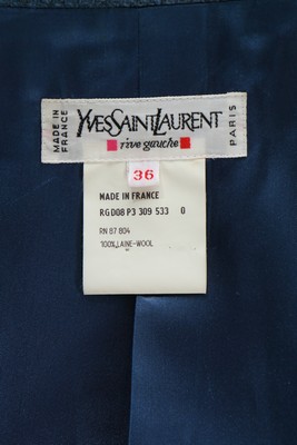 Saint Laurent tweed and tartan day wear, Rive Gauche labelled, - Image 8 of 8