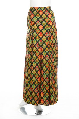 Three Yves Saint Laurent printed wool maxi skirts, circa 1976, Rive Gauche labelled and size 36, - Image 10 of 10