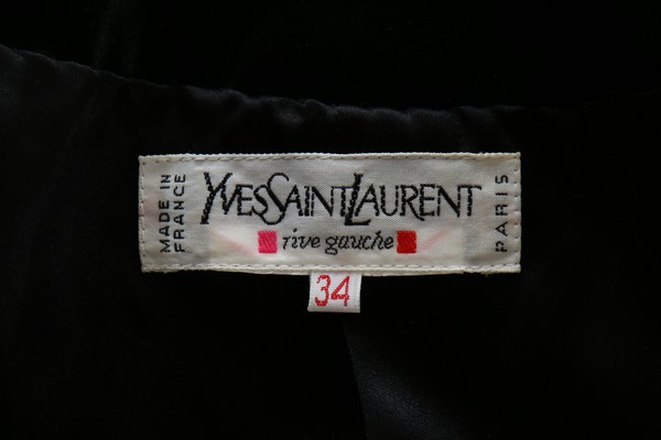 An Yves Saint Laurent highland inspired cocktail suit, mid 1980s, Rive Gauche labelled and size 34, - Image 8 of 8