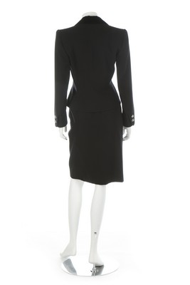 An Yves Saint Laurent 'Le Smoking' skirt suit, 1980s, Rive Gauche labelled and size 36, - Image 2 of 8