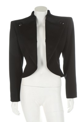 An Yves Saint Laurent 'Le Smoking' skirt suit, 1980s, Rive Gauche labelled and size 36, - Image 3 of 8