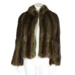 Two Maxwell Croft sample Basserisk/Racoon furs, circa 1970,