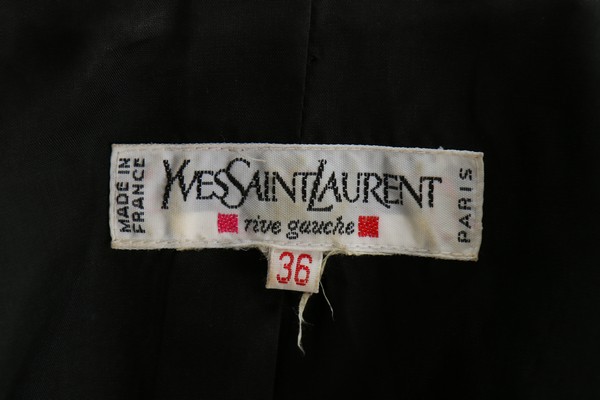 Yves Saint Laurent evening wear, 1980s-early 1990s, Rive Gauche labelled and sizes 34-36, - Image 8 of 8