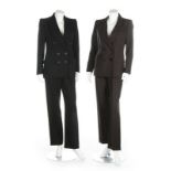 Yves Saint Laurent city suits, 1980s-90s, Rive Gauche labelled,