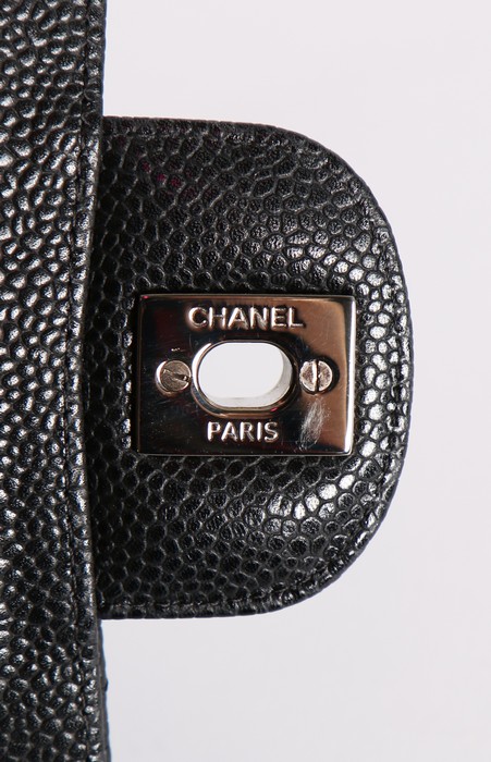 A Chanel quilted black caviar leather 2. - Image 7 of 9