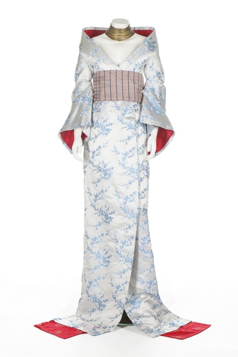 Björk's Alexander McQueen 'Kimono' dress worn for the album cover of 'Homogenic', 1997, un-labelled, - Image 3 of 18