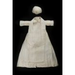 A group of fine linen baby garments believed to have been worn at the christening of King Charles