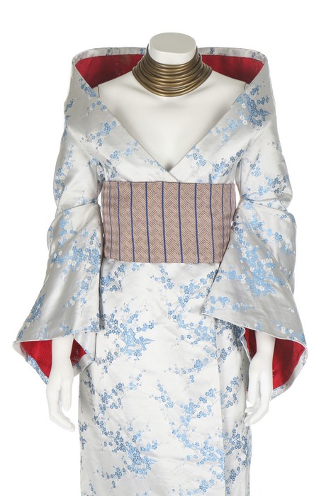 Björk's Alexander McQueen 'Kimono' dress worn for the album cover of 'Homogenic', 1997, un-labelled, - Image 12 of 18