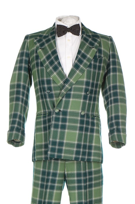 HRH the Duke of Windsor's Hunting Lord of the Isles tartan evening suit, 1951, - Image 5 of 9