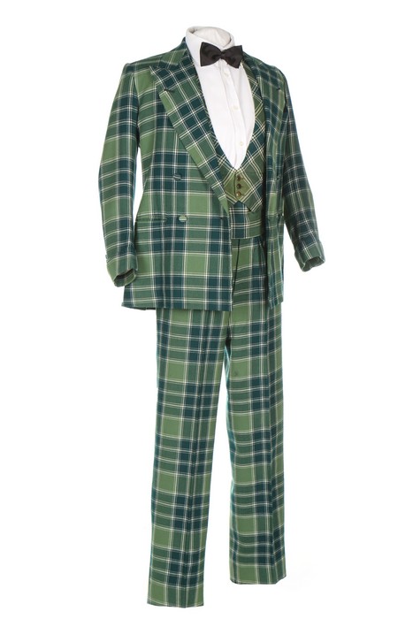 HRH the Duke of Windsor's Hunting Lord of the Isles tartan evening suit, 1951,