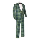 HRH the Duke of Windsor's Hunting Lord of the Isles tartan evening suit, 1951,