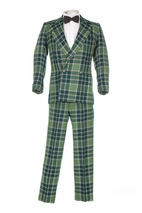HRH the Duke of Windsor's Hunting Lord of the Isles tartan evening suit, 1951, - Image 4 of 9
