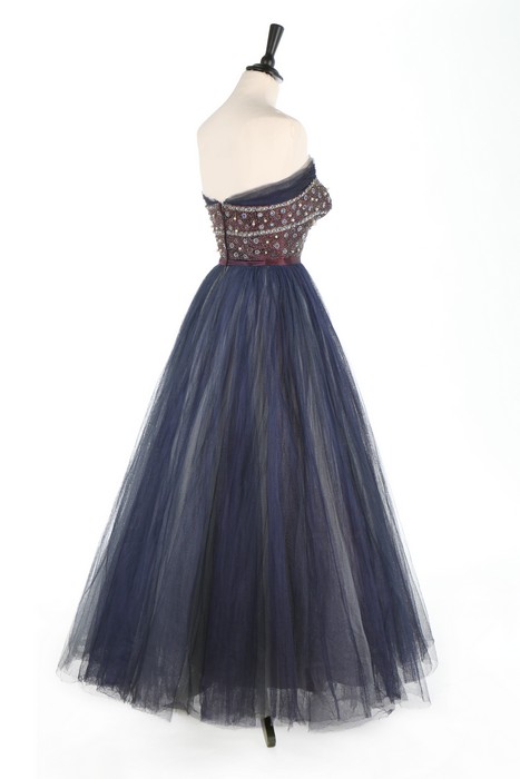 A Jacques Heim couture beaded tulle ball gown, circa 1955, labelled, - Image 3 of 7