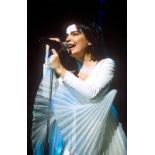 Björk's Jeremy Scott 'Angel' dress, worn for the 'Homogenic' tour, 1997-8, labelled,