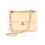 A Chanel beige quilted leather 2.