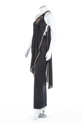 A Bill Gibb Quiana jersey evening ensemble, circa 1977, labelled size 12, - Image 4 of 8