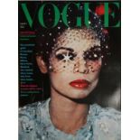 British Vogue, 1970-74, each year a complete run,