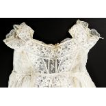 Three christening robes, circa 1860-80,