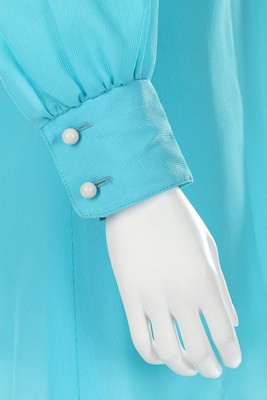 A Twiggy boutique duck-egg blue synthetic mini dress, 1967-1970, labelled, - Image 5 of 7