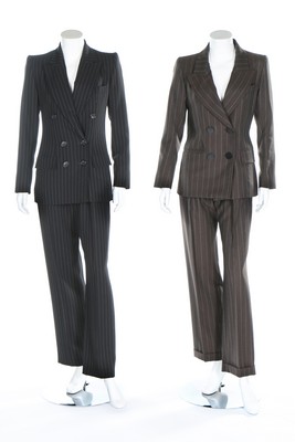 Yves Saint Laurent city suits, 1980s-90s, Rive Gauche labelled, - Image 12 of 14