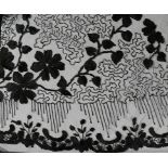 A general group of lace, 1850-1900,