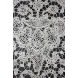 A deep alb flounce of Milanese bobbin lace, 18th century,